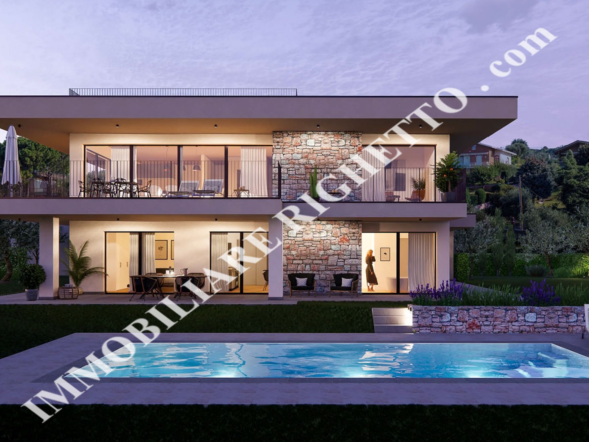 offer property for sale Beautiful, modern villas with private pools and LAKE VIEW.